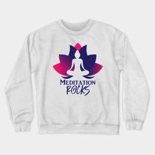 Meditation Rocks Crewneck Sweatshirt